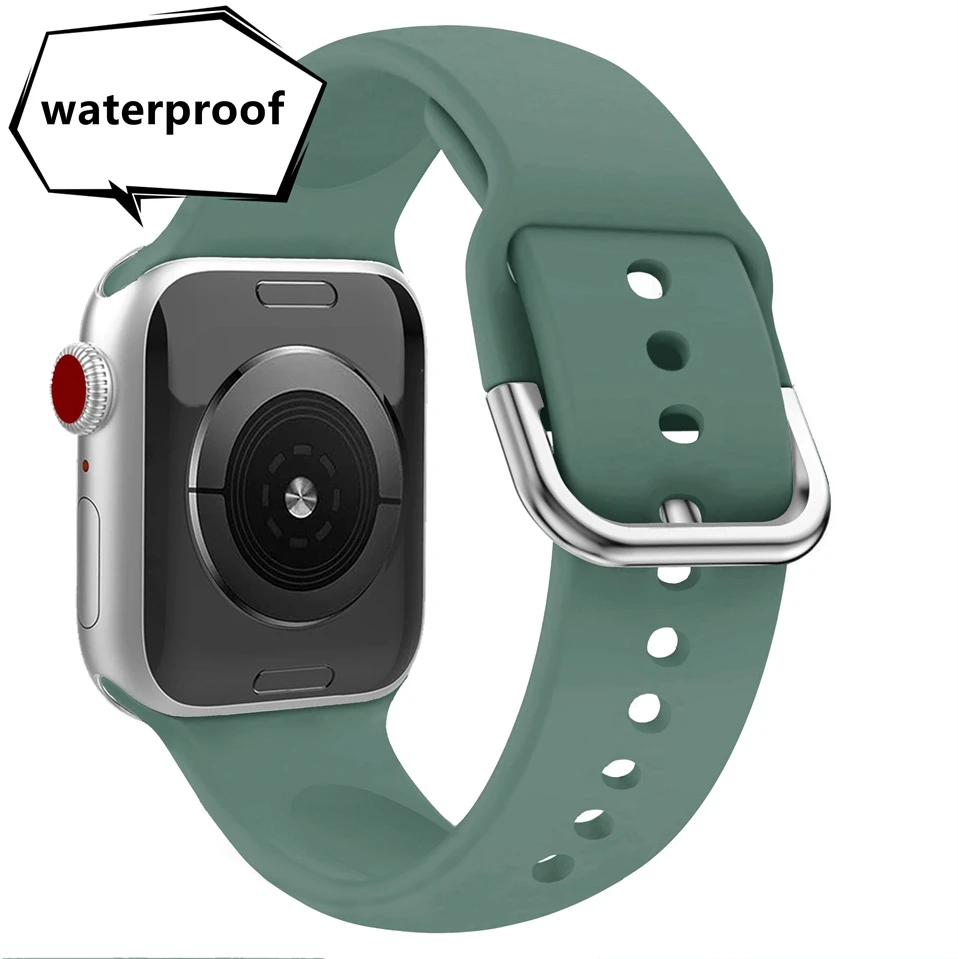 Tali Silikon untuk Apple Watch Band 44 
