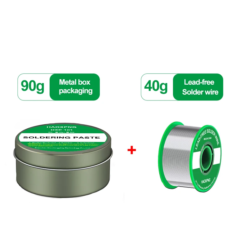Pâte à souder sans halogène faible acide 30g/90g pour réparation électronique