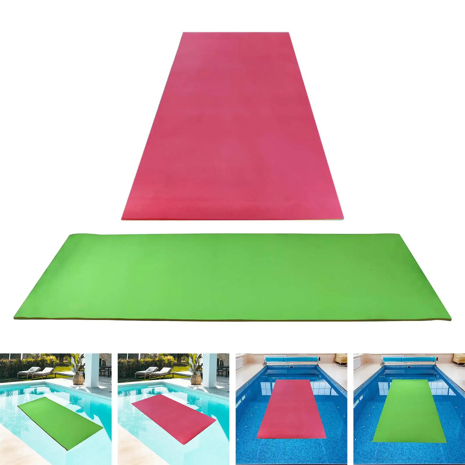 

Water Floating Mat Rolled up Relaxing Water Blanket Summer Drifting Mattress