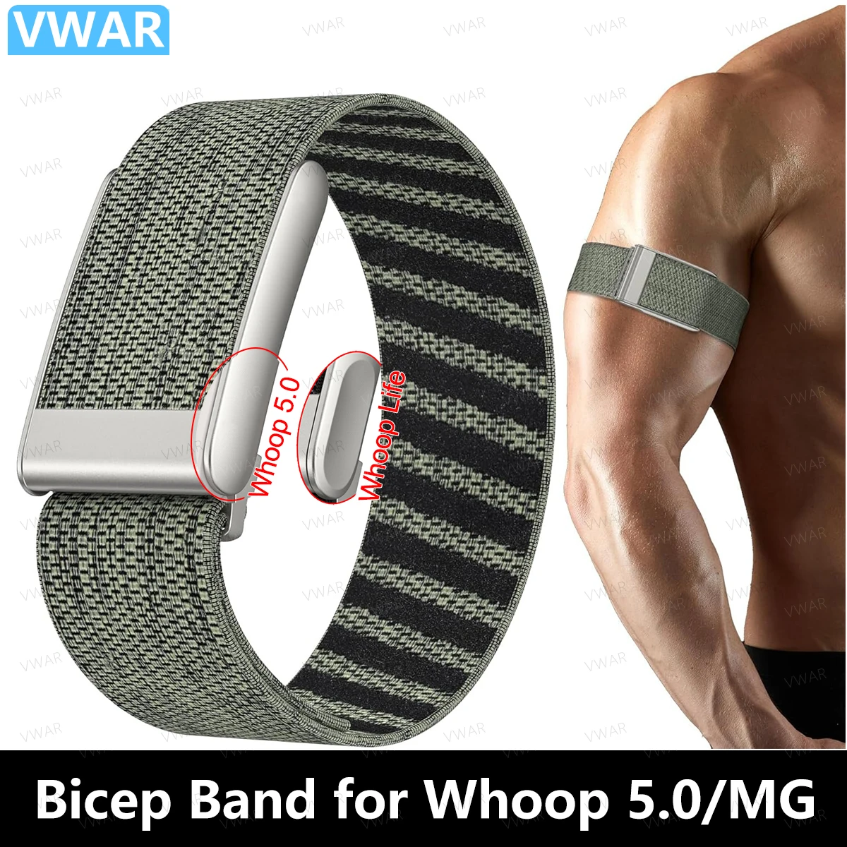 Breathable Nylon Bicep Band - Resistant Arm Strap