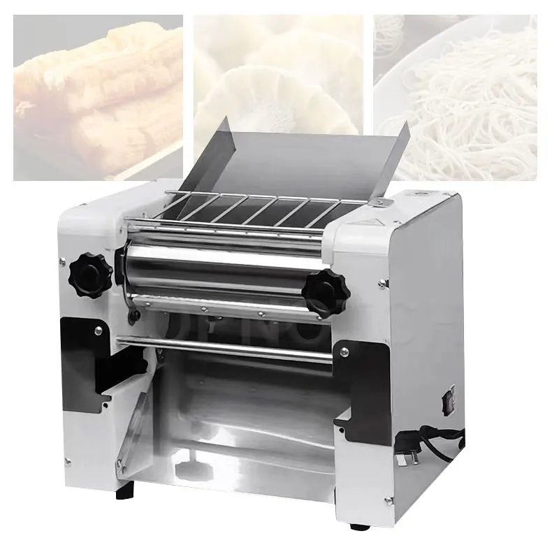 

Commercial Dough Sheeter Dumpling Wrapper Pancake Roll Sheet Making Maker Automatic Pie Crust Press Machine