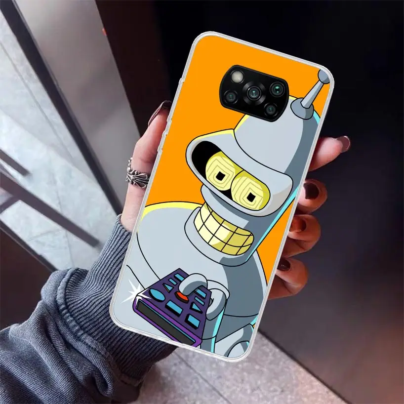 Cartoon Futurama-Themed Phone Case - Colorful & Durable Design