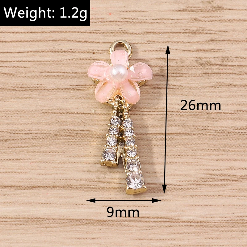 10 stücke 14x21mm Cartoon Kristall Tier Schildkröte Charms für Schmuck Machen Frauen Nette Tropfen Ohrringe Anhänger Halsketten DIY Handwerk Geschenk – Detail 9