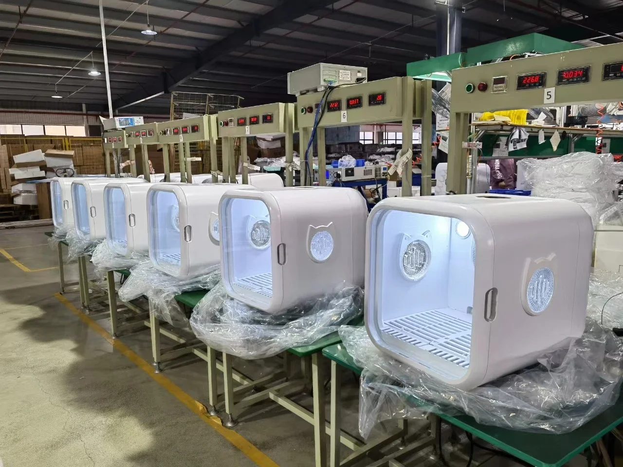 Customizable 63L Dryer Box Small Dogs Cats Durable ABS Plastic Polyester Infrare