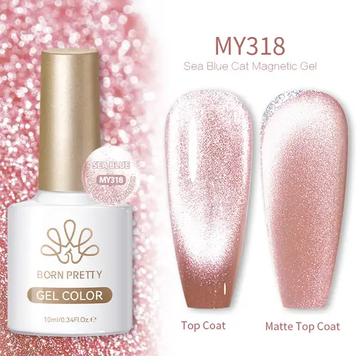 BORN PRETTY 10ml Water Light Cat Magnetic Gel Nail Polish Vernis Semi Permanent Soak Off Crystal Gel Polish For Nails Manicure - Image 35
