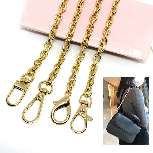 1pc Silver Metallic Chain Fashionable Purse Shoulder Strap Bag  Accessories,DIY Accessories Adjustable,Replacement Shoulder Strap  Stylish,Durable