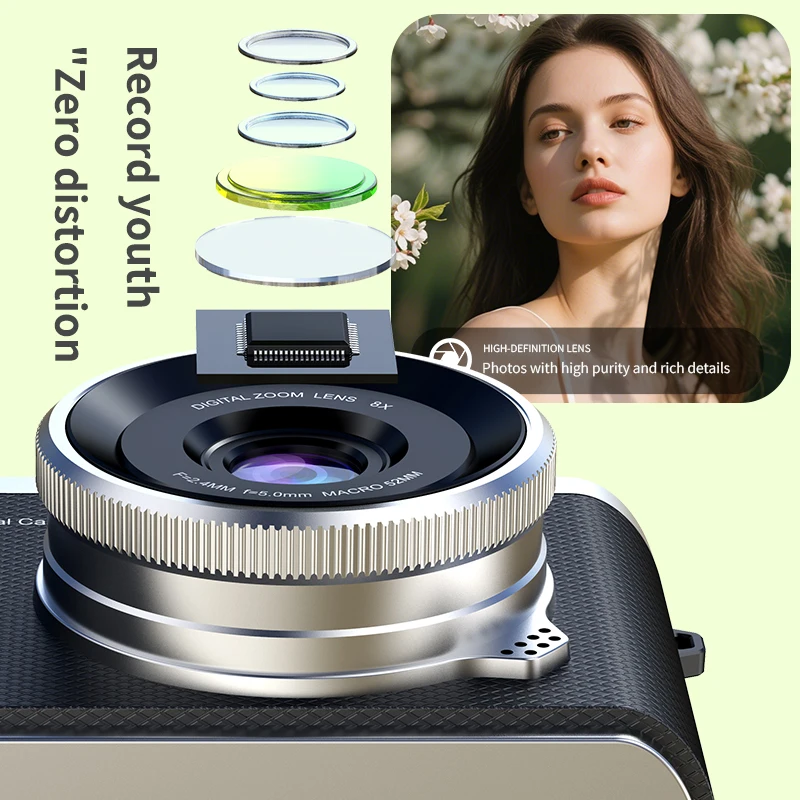 Fotocamera Digitale Per Bambini 1080P Con Scheda 64GB E Zoom 16X - Piccola E Portatile, Idea Regalo