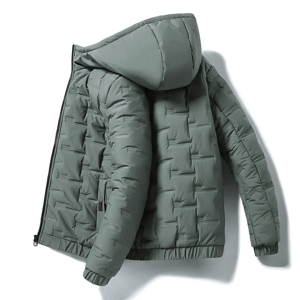 Men New Casual Autumn Winter Jacket Men Thicken Jacket Fashion Clothing Streetwear Thickened DownCotton Slim Fit Coat