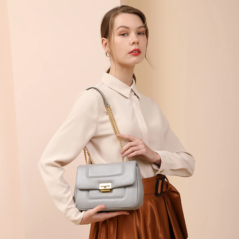 

Free Shipping 2023 Spring New Arrival Ladies's Fashion Popular Cowhide Leather Handbags For Women Traveling Bag Luxury Designer