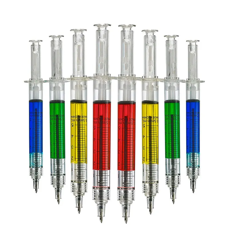 150pcs-novelty-lifelike-syringe-pen-peculiar-shape-cute-stationery-ballpoint-pens-bullet-5mm-children-gift-prizes-ballpen