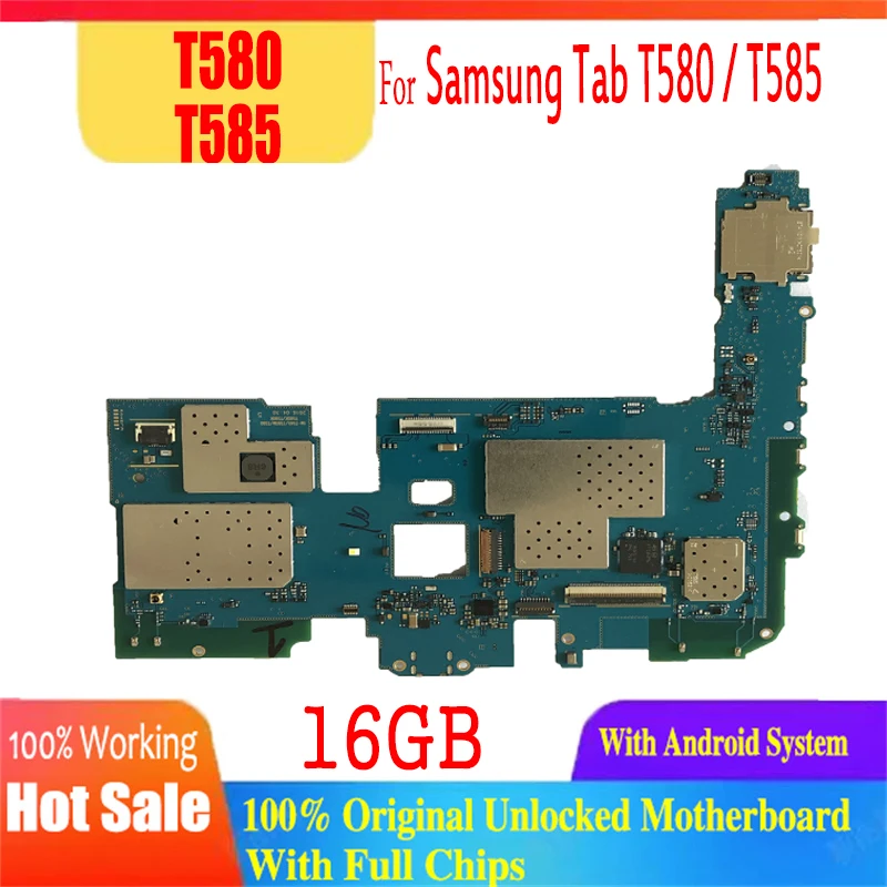 32GB Full Unlocked Mainboard For Samsung Galaxy Tab A T580 T585
