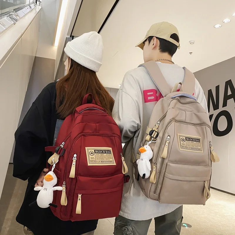 Zaino da scuola per studenti grandi alla moda Zaino per ragazze Borsa da scuola per ragazzi Zaino da donna ad alta capacità Zaino da viaggio per il tempo libero femminile Mochila - immagine 3