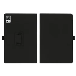 Premium Leather Magnetic Tablet Cover - Full Protection for DOOGEE T40 Pro (Black)