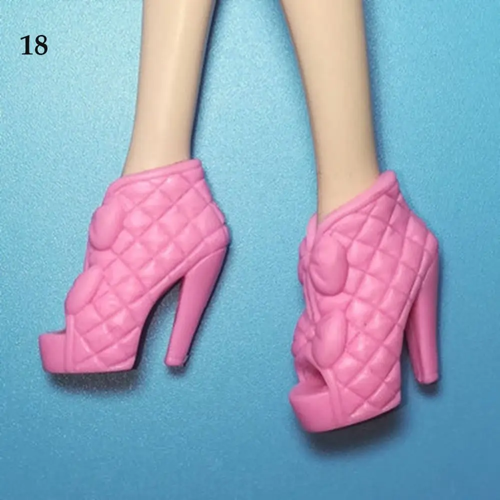 Fashion1/6 בובת נעלי מגפי סנדלי ילדה DIY הלבשה בובת צעצועי בובת Decors עבור FR סופר דגם הבארבי בובות צבעוני בובת נעליים