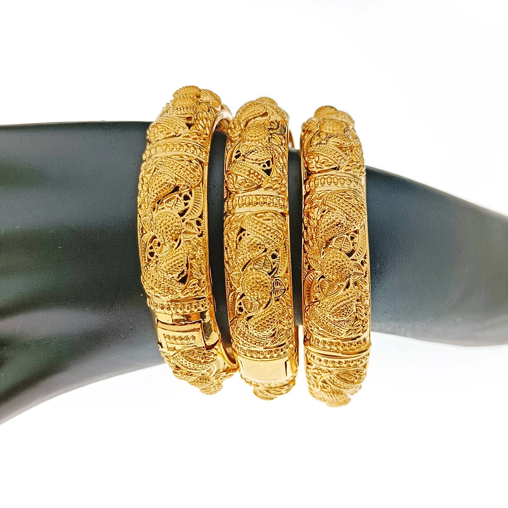 Gold Color Ladies Bracelet Dubai Middle East Nigeria Wedding Luxury