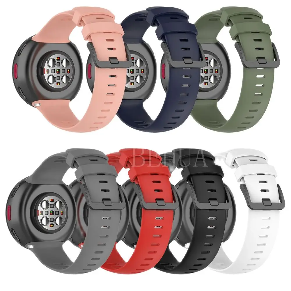 Yikamosi Cinturino Compatibile con Polar Vantage V2,Sgancio rapido Silicone Chiusura in acciaio inossidabile Cinturino di Ricambio per Polar Vantage V2,Army Green