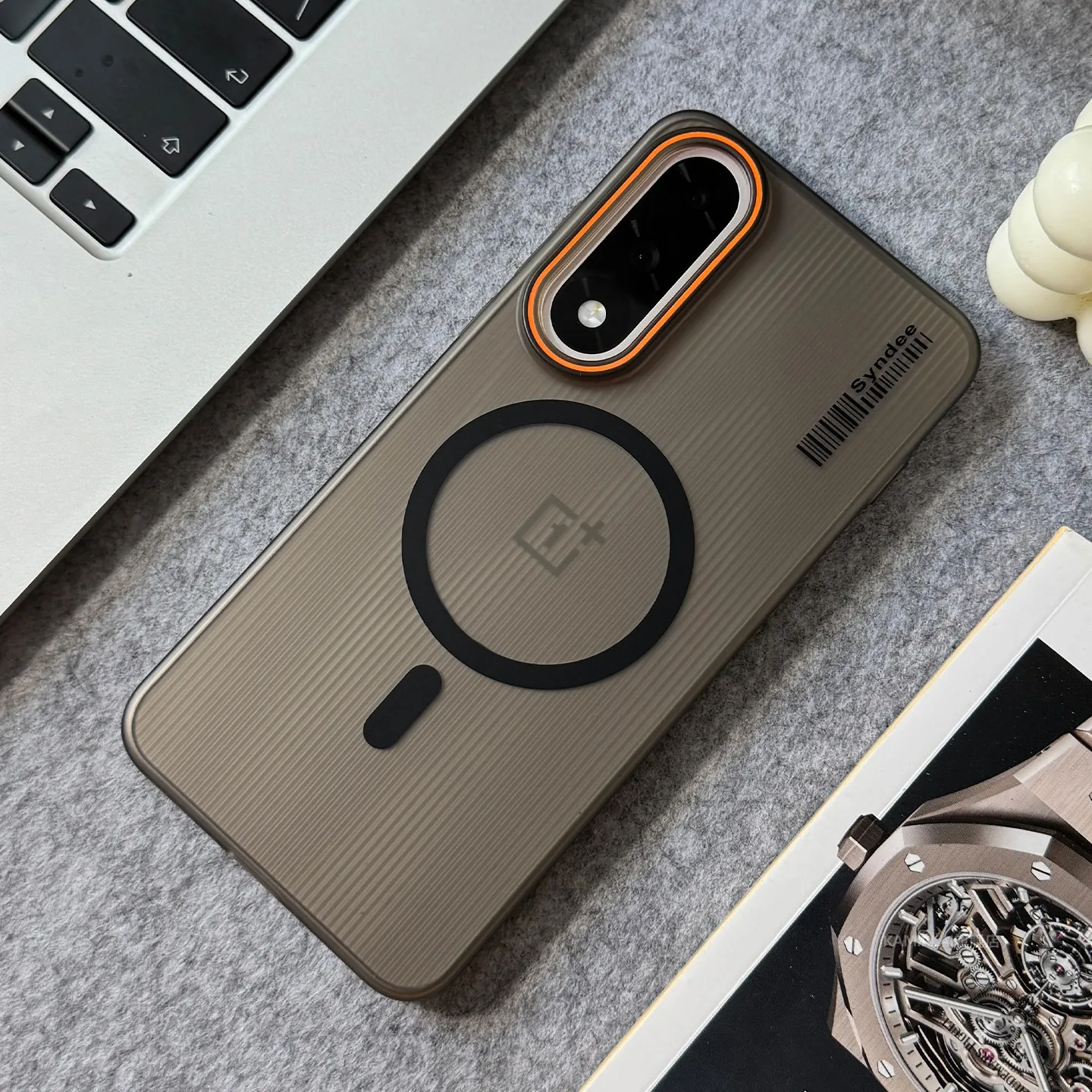 Luxury Magnetic Wireless Charging Shockproof Phone Case - Hard PC Shell Bumper Cover
