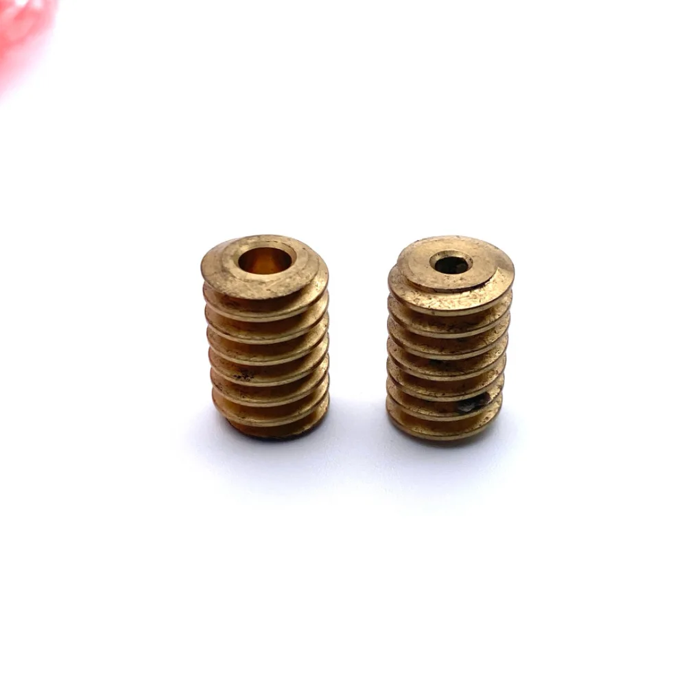 18MM Copper Worm Gear DIY Motor Spindle Reduction GEAR Hole 3.175MM AND 5MM