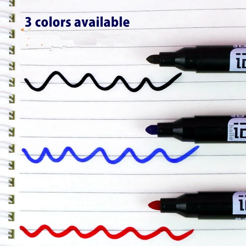 Permanent Marker Pen Marker Pens Permanent Marker Permanent Markers Paint Marker Pen Markers Pen Paint Pen Art Marker Pen 6Pcs Oily Waterproof Permanent Fine Point Paint Red/Black/blue Marker Pens for Tyre Markers Signature Pen Stationery Supplies