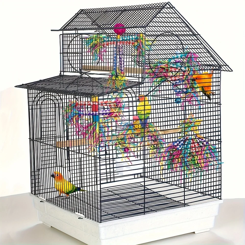 Highlights the variety and valueew 5-in-1 Parrot Chew Toys Set &ndash; Shreddable Foraging Toys, Finger Sleeves, Sichuan Pepper Wood,