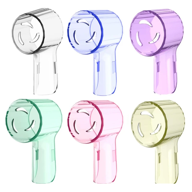 6 Pack Toothbrush Heads Dustproof Cover Compatible For Oral B Fits For Oral-B IO Series Convenient Travel Multicolor