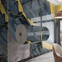 Self Adhesive Panels European style Wallpaper Waterproof and Washable Marble Wall Sticker on the Wall for Home Decoration 2