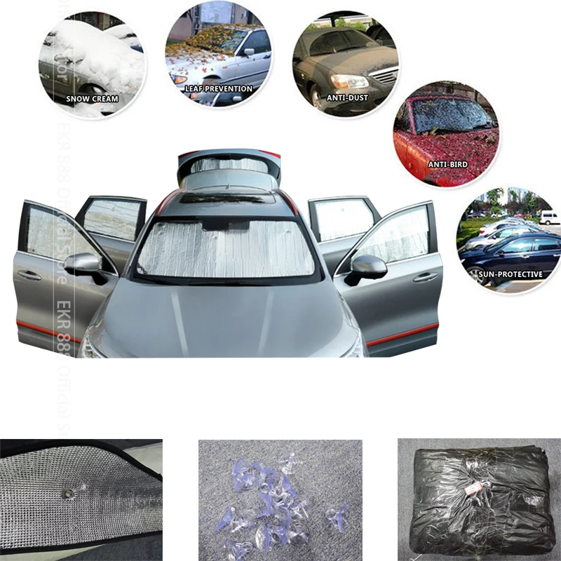 Full Covers Sunshades For MG HS 2021 MGHS 2022 Ehs Phev 2023~2018 Car  Accessories Sun Protection Windshields Side Window Visor - AliExpress