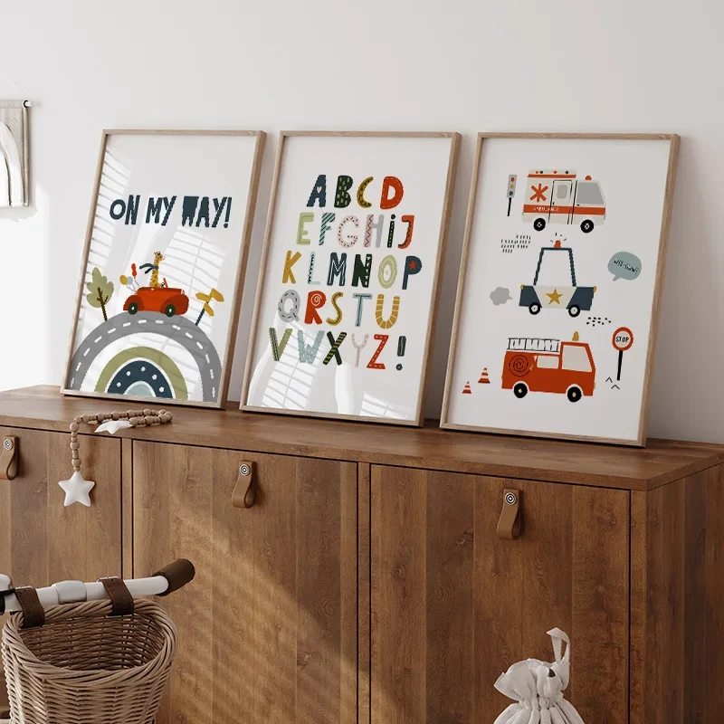 Рисунок 3 - Мультяшные настенные художественные плакаты