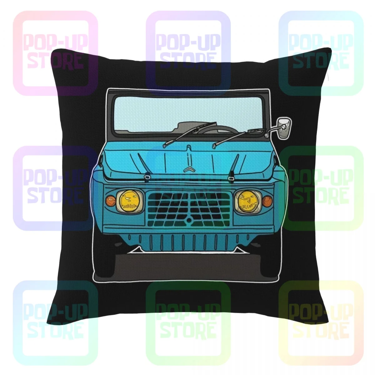 Warm Tributo Citroen Mehari Auto Mito Anni 70 Linen Pillowcase Throw Pillow Cover Washable Anti-Mite High Quality