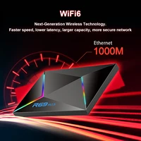 R69 Plus ТВ-приставка с голосовым управлением Ultra HD 8K Allwinner H728 Octa Core Поддержка ТВ-приставки Netflix WIFI 6 Set Top Box — изображение 3