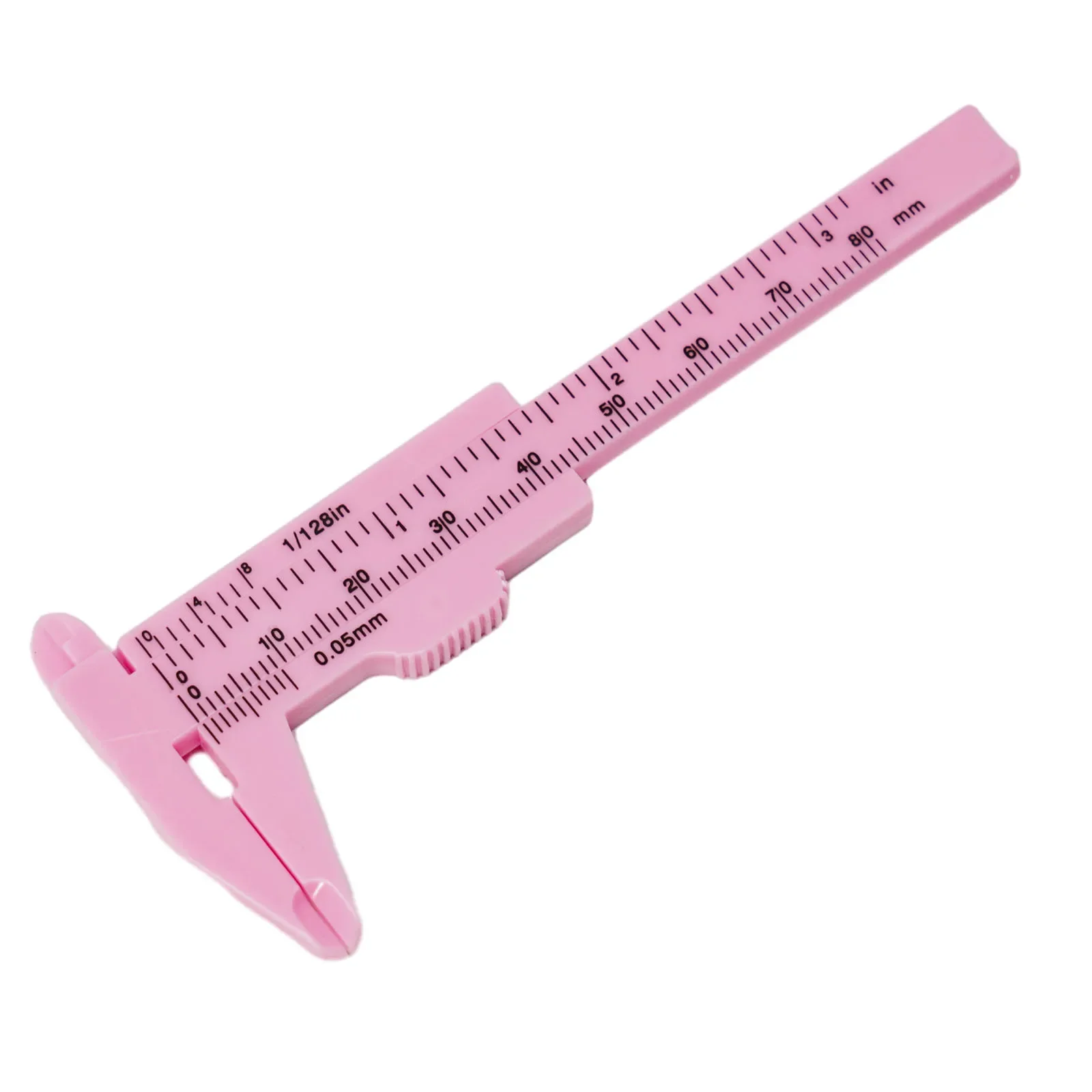 

0-80mm Plastic Sliding Vernier Caliper 80mm Vernier Caliper Aperture Depth Diameter Gauge Double Scale Ruler Measure Part Tool