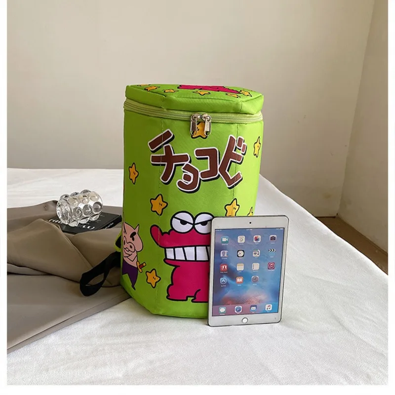 Cartoon Crayon Shin-chan Rucksack Sport Reisetasche Niedliche Keksdose Reißverschluss Schultasche Badminton-Schläger Aufbewahrungstasche Paket Geschenk – Detail 24