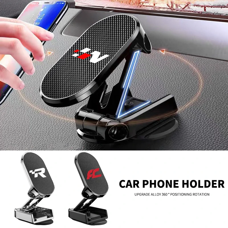 Supporto Per Smartphone Magnetico Staffa Per Telefono Pieghevole Gps Per Seat Leon Cupra Mk1 Mk2 Ibiza 6J 6F 1P 5F Fr Altea Accessori Auto