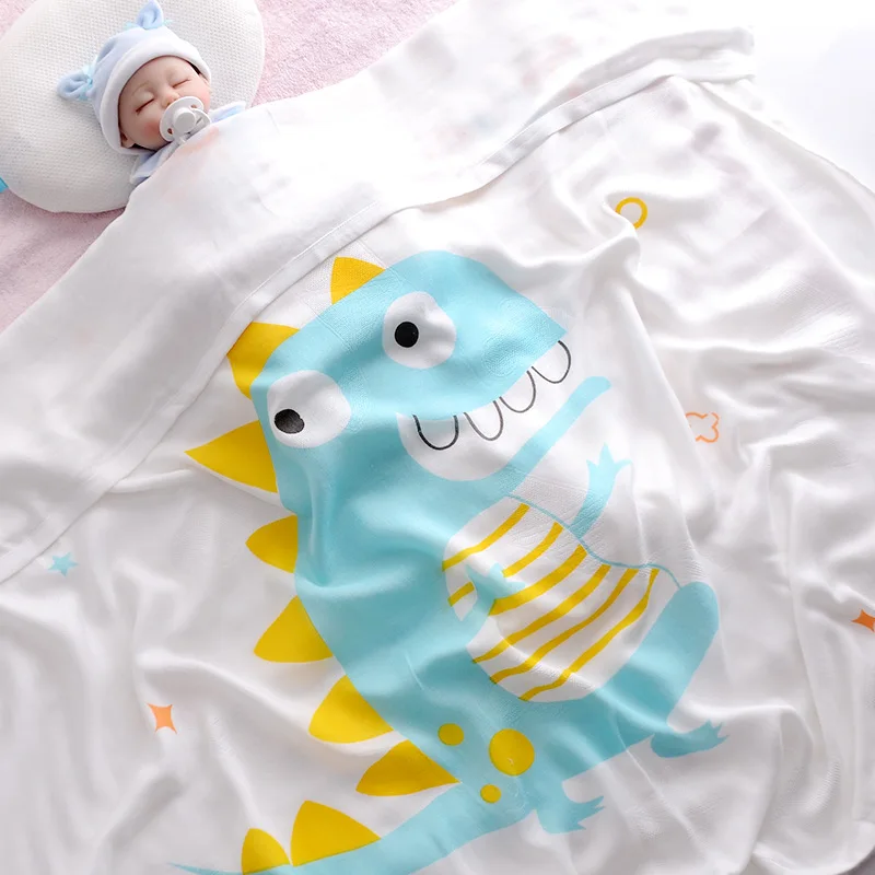 king size comforter sets Kangobaby #My Soft Life# Summer 2 Layers Bamboo Fiber Baby Bath Towel Nap Blanket Super Comfortable Newborn Muslin Swaddle down comforter