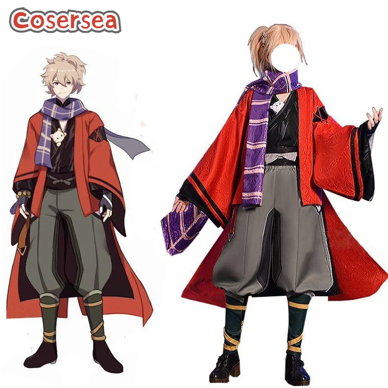 

Cosersea Game Genshin Impact Kaedehara Kazuha's Friend Cosplay Costume Women Halloween Uniform Outfit Fullset Suit