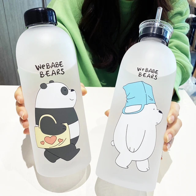 Cute Panda Bear Cup With Straw - the perfect eco-friendly water bottle for adults