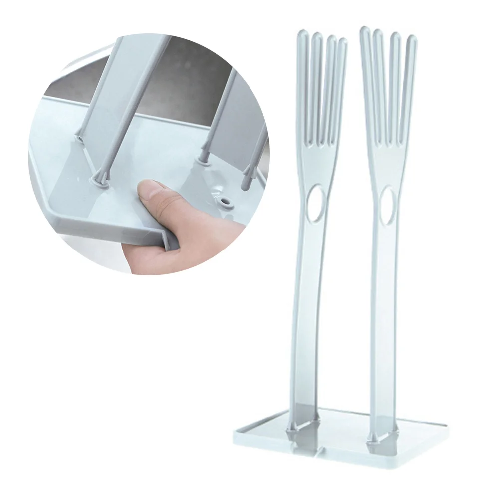 

Dish Cloth Shelf Sink Multi-functional Drain Rack Rubber Gloves Storage Kitchen