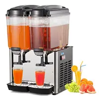 Commercial Beverage Dispenser 9.6 Gal Drink Dispenser,Food Grade Material Stainless Steel Slushy Machine Thermostat Controller 1