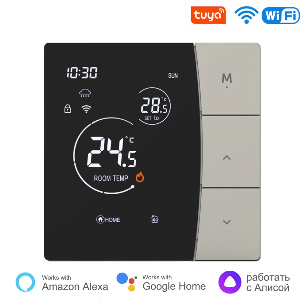 AC90-240V WIFI 16A 온도 조절기 스마트 스위치 패널 (전기 바닥 난방..