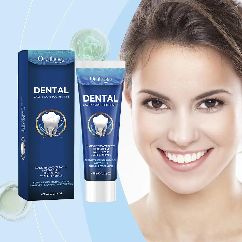 Pasta de dientes para el cuidado de los dientes, 60g, aliento refrescante, limpieza profunda, higiene bucal sensible, el