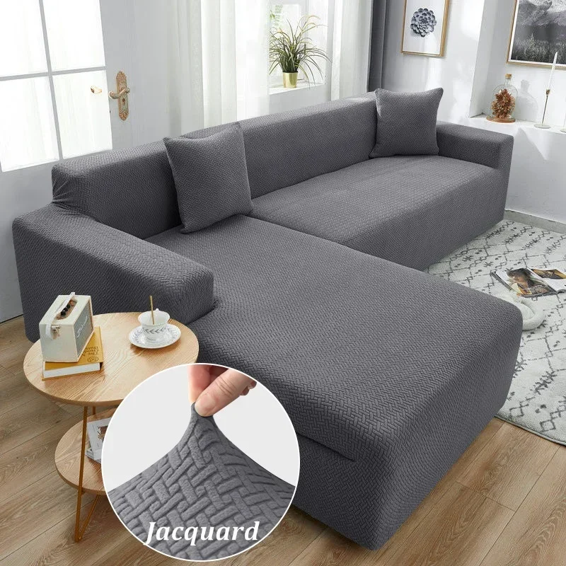 Jacquard Stretch Sofa Slipcover Spandex Elastic Washable Sofas Covers