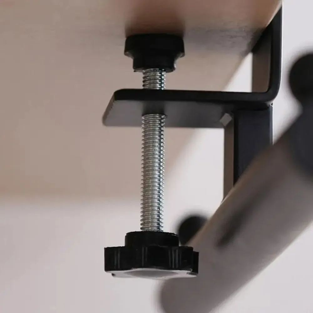 새로운 조절 가능한 책상 걸이 후크 둥근 모서리 탄소강 배낭 홀더 간편 설치 드릴 필요 없는 다용도 후크 사무용품