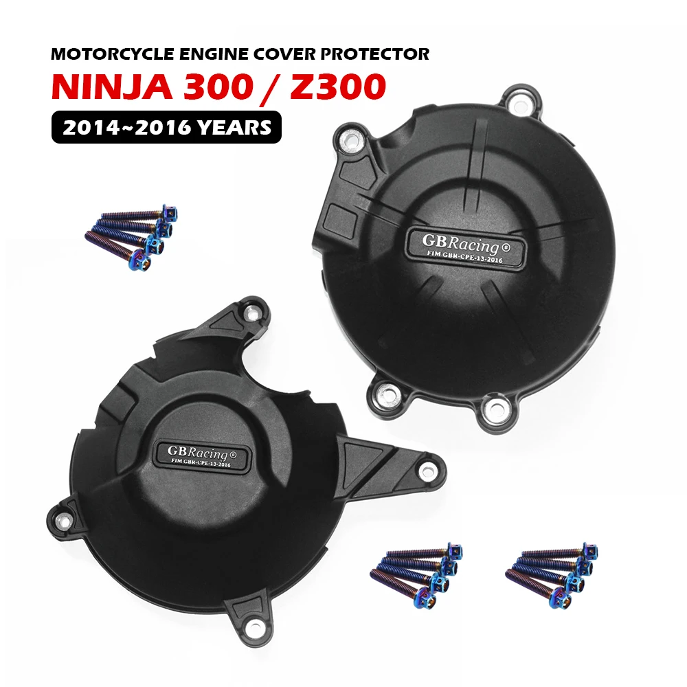 Engine Protector Cover for KAWASAKI NINJA 300 Z300 EX300 2014 2015 NINJA300 Motorcycle for GB Racing Modified Accessories
