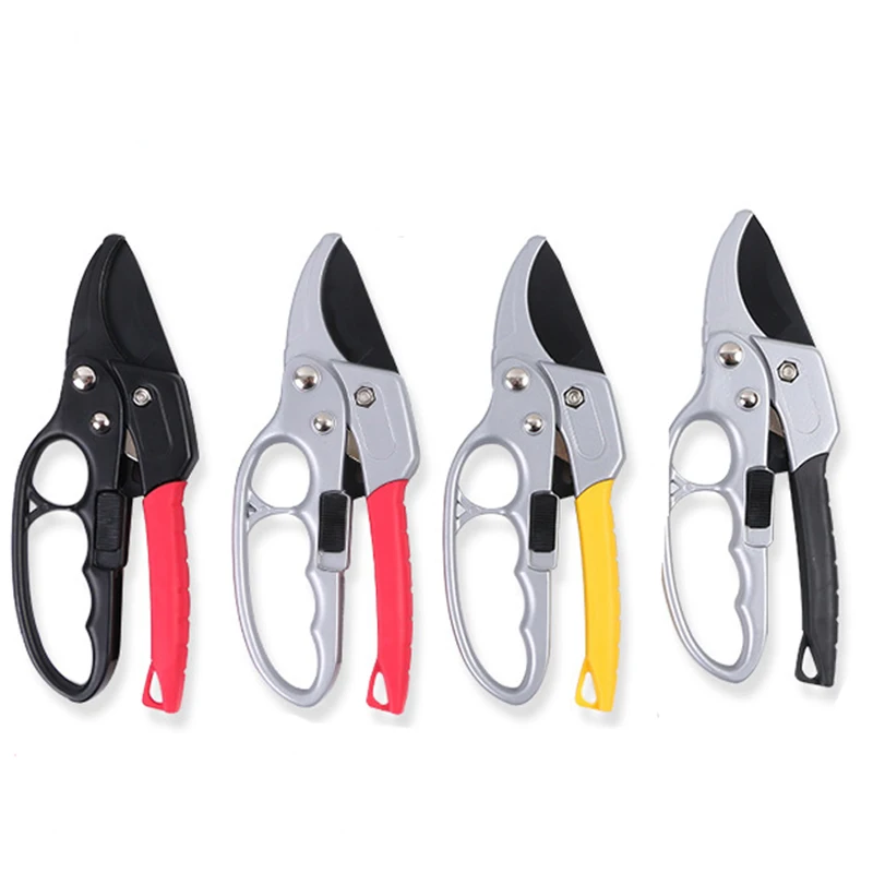 High Quality Garden Pruning Shears Cutter High Carbon Steel Gardening Plant Scissor Branch Pruner Trimmer Tools grafting knife