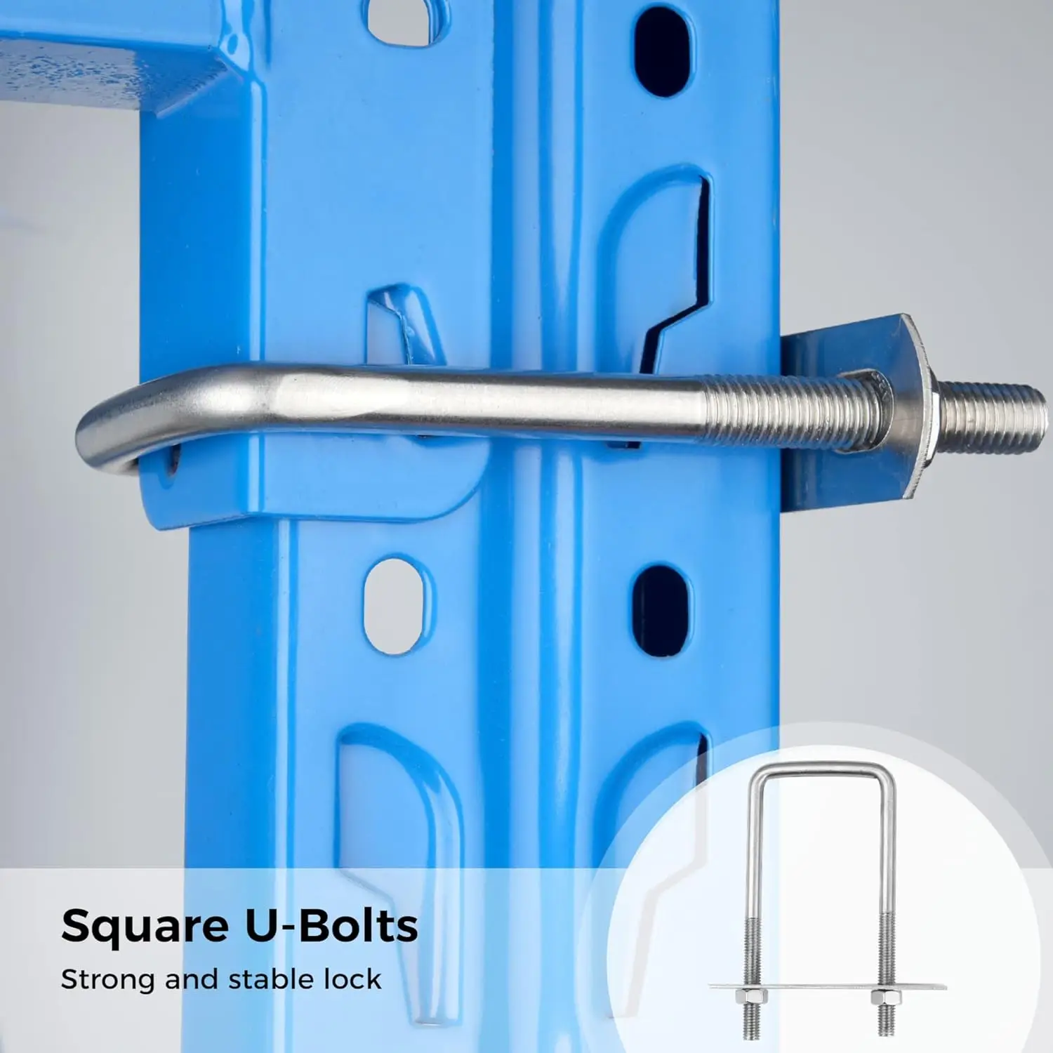 Bulloni A U Quadrati M8 | Set Di 4 Con Dadi E Piastre, Larghezza 60 Mm, Lunghezza 150 Mm, Per Auto E Barche - Foto 6