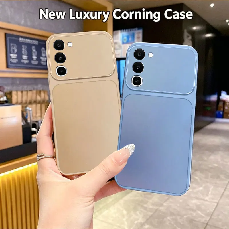 Shockproof Liquid Silicone Phone Case - Soft TPU Bumper Back Cover
