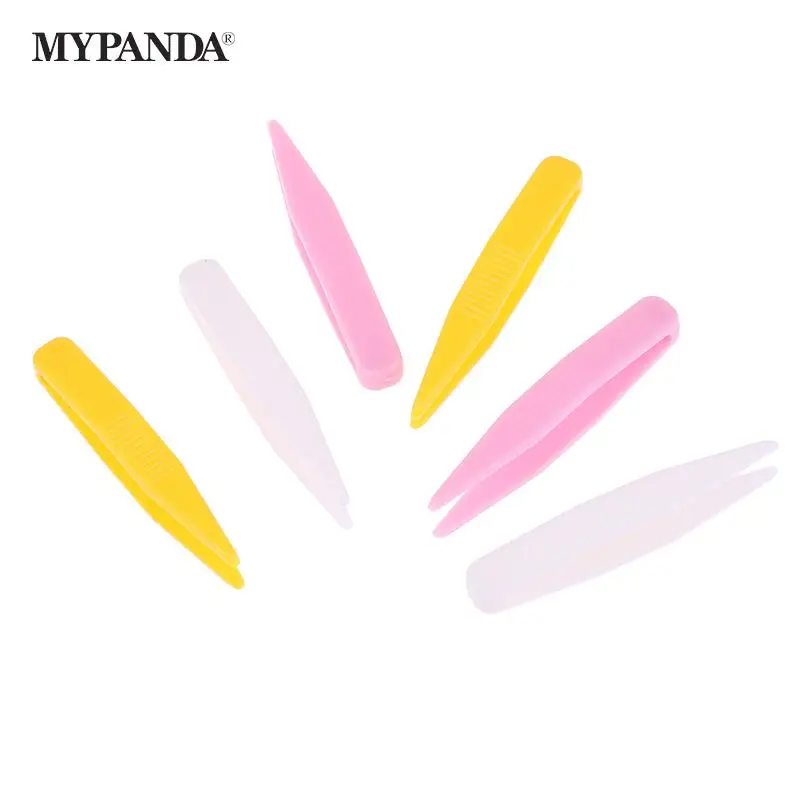 10Pcs Plastic Tweezer Child Toys Clamp Clip Forceps Tools DIY Jewelry Making