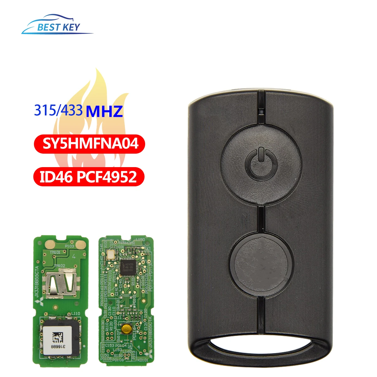 Best Key Mk0018original 433.92mhz Id49 Chip Motorcycle Remote Control