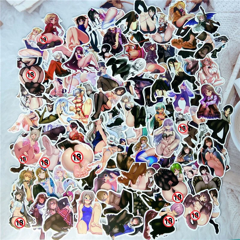 

10/100Pcs Adult Anime Sexy Hentai Stickers Waifu Cool Decal for Car Phone Motorcycle Wall Luggage Laptop Kawaii Sticker