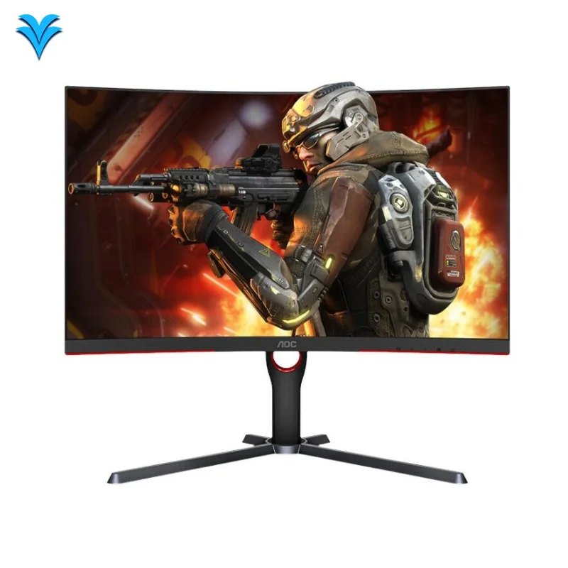מסך מחשב AOC CQ27G3ZE בגודל 27 אינץ' עם תצוגה מעוגלת, הגנת עין VA 2K, מסך LCD למשחקים